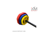 Комплект за body pump - лост с уретанови тежести TPU